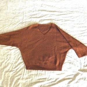 Wool Cashmere batwing sweater